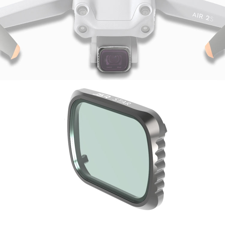 Filtro lente effetto JSR KS STAR per DJI Air 2S, telaio in alluminio, STAR