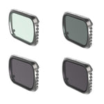 JSR KS 4 in 1 UV + CPL + ND16 + ND32 Filtro obiettivo per DJI Air 2S, telaio in alluminio, UV + CPL + ND16 + ND32