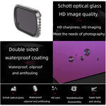 JSR KS 4 in 1 UV + CPL + ND16 + ND32 Filtro obiettivo per DJI Air 2S, telaio in alluminio, UV + CPL + ND16 + ND32
