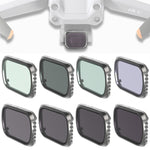 JSR KS 8 in 1 UV + CPL + ND8 + ND16 + ND32 + ND64 + STAR + NIGHT Filtro obiettivo per DJI Air 2S, telaio in alluminio, UV + CPL + ND8 + ND16 + ND32 + ND64 + STAR + NIGHT