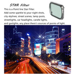 JSR KS 8 in 1 UV + CPL + ND8 + ND16 + ND32 + ND64 + STAR + NIGHT Filtro obiettivo per DJI Air 2S, telaio in alluminio, UV + CPL + ND8 + ND16 + ND32 + ND64 + STAR + NIGHT
