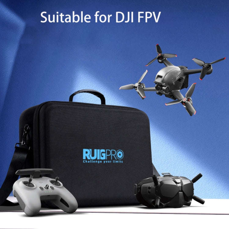 RUIGPRO per DJI FPV Borsa da viaggio portatile con custodia a spalla singola, For DJI FPV