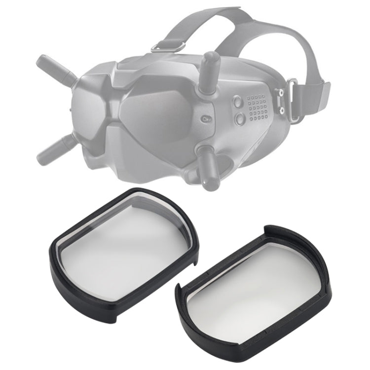 RCSTQ 2 PCS 200 Gradi Occhiali Miopia Lente Asferica per Correzione della Vista per DJI FPV Occhiali V2, 200 Degree