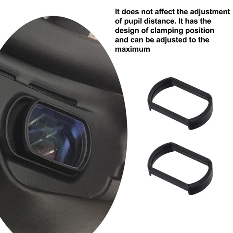 RCSTQ 2 PCS 200 Gradi Occhiali Miopia Lente Asferica per Correzione della Vista per DJI FPV Occhiali V2, 200 Degree
