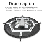 RCGEEK Tappetino di atterraggio pieghevole per grembiule da parcheggio portatile rotondo da 55 cm per DJI Mavic Mini / Air 2S / FPV, 55cm Round