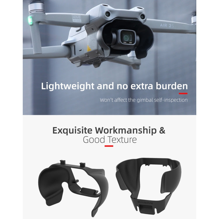 Sunnylife A2S-Q9350 Parasole per obiettivo fotocamera Paraluce antiriflesso per DJI Air 2S / Mavic Air 2, For DJI Air 2S