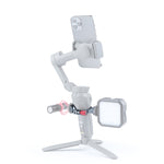 Adattatore ad anello con staffa di estensione stabilizzatore con doppia base per slitta fredda per DJI OM4 / Osmo Mobile 3, Bracket For DJI OM4