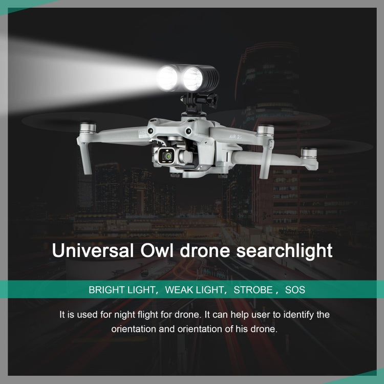 STARTRC Lampada da volo notturna a forma di gufo Luce di segnalazione per faro per DJI Mavic 2 / Air 2S / Mini 2 / Mini / FPV
