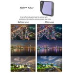 Filtro obiettivo JSR Drone NIGHT per la riduzione dell'inquinamento luminoso per DJI Mavic 3, NIGHT