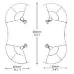 Anello anti-collisione della protezione dell'elica del drone STARTRC per DJI Mini 3 Pro, For DJI Mini 3 Pro