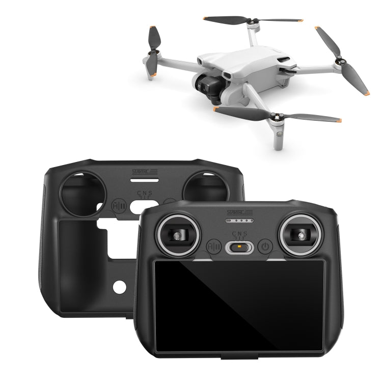 Custodia antiurto antigraffio in silicone STARTRC per telecomando DJI Mini 3 Pro, For DJI Mini 3 Pro Remote Control(Grey), For DJI Mini 3 Pro Remote Control(Black)