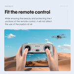 Custodia antiurto antigraffio in silicone STARTRC per telecomando DJI Mini 3 Pro, For DJI Mini 3 Pro Remote Control(Grey), For DJI Mini 3 Pro Remote Control(Black)