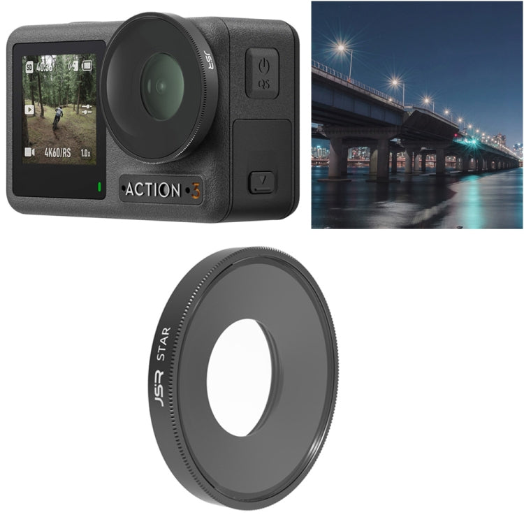 Filtro per obiettivo JSR Starlight per DJI Osmo Action 3, Starlight