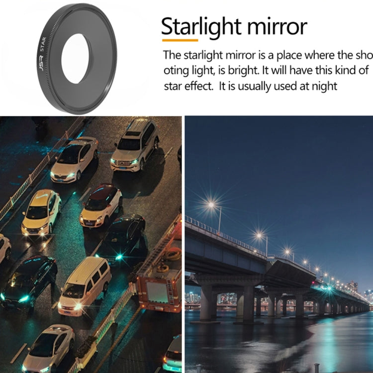 Filtro per obiettivo JSR Starlight per DJI Osmo Action 3, Starlight