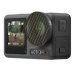 Filtro per obiettivo JSR Streak Drawing per DJI Osmo Action 3, Streak Gold, Streak Blue