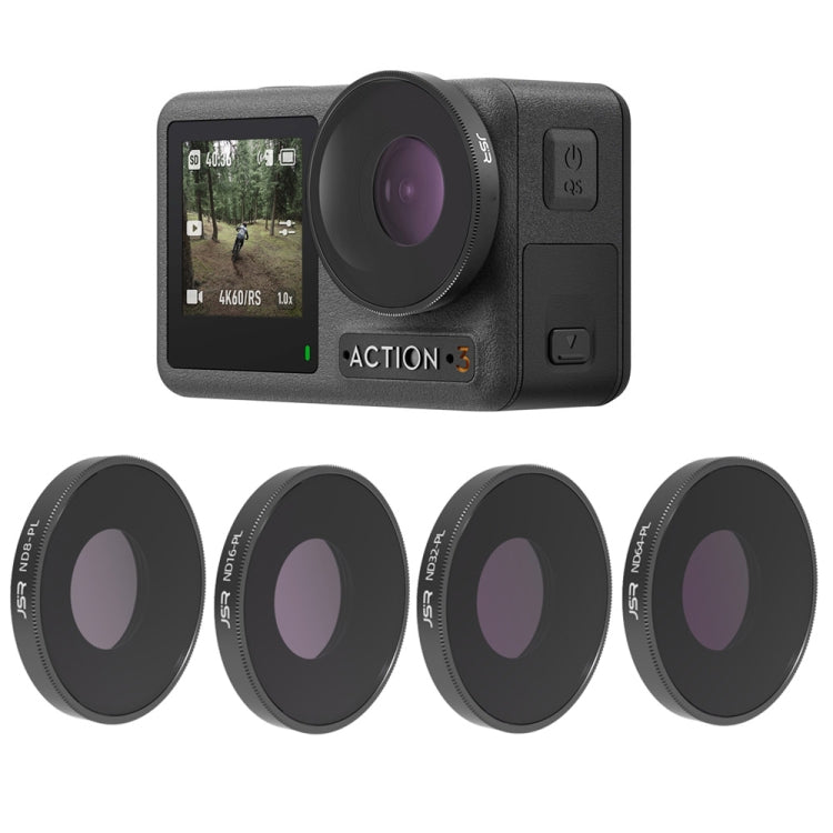 Filtro obiettivo ND 4 in 1 per DJI Osmo Action 3