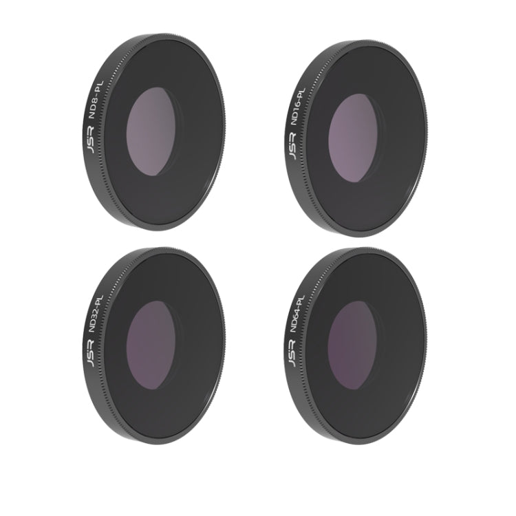 Filtro obiettivo JSR 4 in 1 ND8PL / ND16PL / ND32PL / ND64 PL per DJI Osmo Action 3, 4 in 1 NDPL