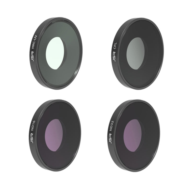Filtro obiettivo JSR 4 in 1 UV CPL ND16 ND32 per DJI Osmo Action 3, 4 in 1