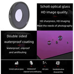 JSR 8 in 1 Streak Blue CPL ND8 ND16 ND32 ND64 STAR NIGHT Filtro obiettivo per DJI Osmo Action 3, 8 in 1