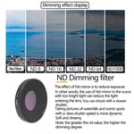 JSR 8 in 1 Streak Blue CPL ND8 ND16 ND32 ND64 STAR NIGHT Filtro obiettivo per DJI Osmo Action 3, 8 in 1