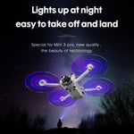 Per DJI Mavic Mini 3 Pro STARTRC 2 paia di eliche a basso rumore con lampada flash LED a colori, For DJI Mavic Mini 3 Pro