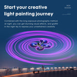 Per DJI Mavic Mini 3 Pro STARTRC 2 paia di eliche a basso rumore con lampada flash LED a colori, For DJI Mavic Mini 3 Pro