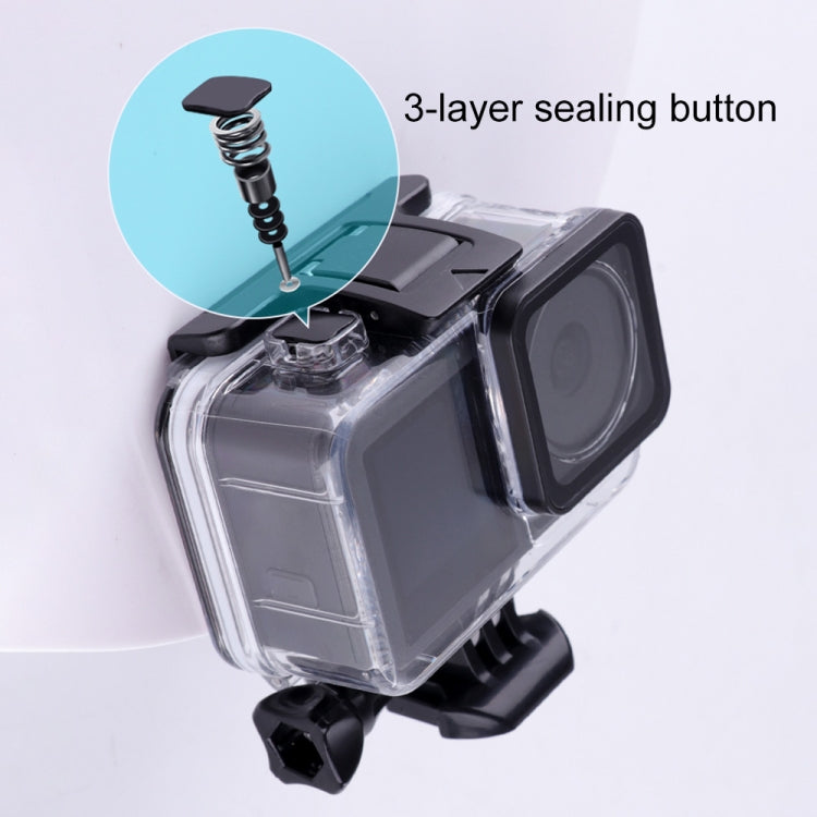 Per DJI Osmo Action 3/4 Touch Screen Custodia subacquea impermeabile da 5 m