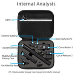 Custodia da trasporto per DJI Osmo Action 3, dimensioni: 24 x 19 x 9 cm, For DJI Osmo Action 3  24 x 19 x 9cm, 24 x 19 x 9cm