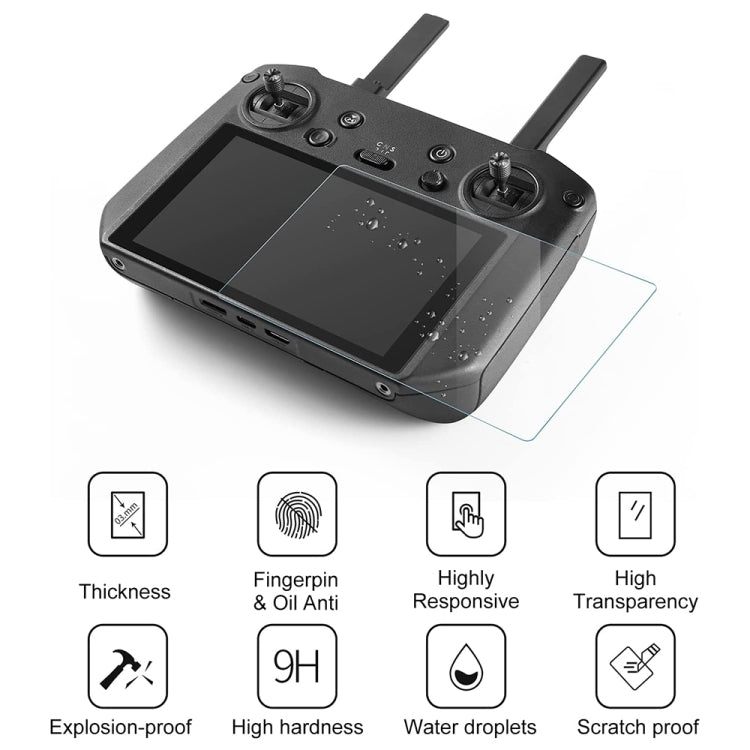Per la pellicola per schermo RC per drone in vetro temperato antideflagrante con telecomando DJI Mavic 3, For DJI Mavic 3 Remote Control