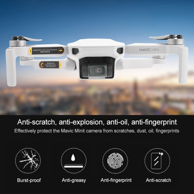 Per DJI Mavic mini Pellicola per lenti in vetro temperato antideflagrante, For DJI Mavic mini