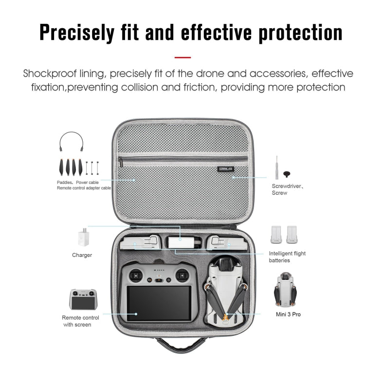 Per DJI Mini 3 Pro / RC con schermo STARTRC Borsa a tracolla impermeabile, For DJI Mini 3 Pro / RC with Screen