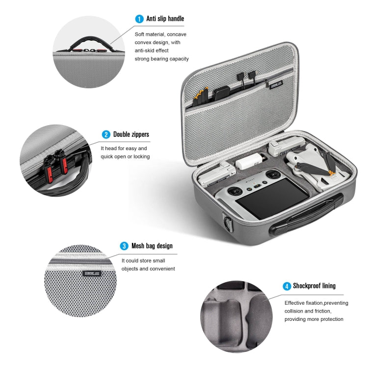 Per DJI Mini 3 Pro / RC con schermo STARTRC Borsa a tracolla impermeabile, For DJI Mini 3 Pro / RC with Screen