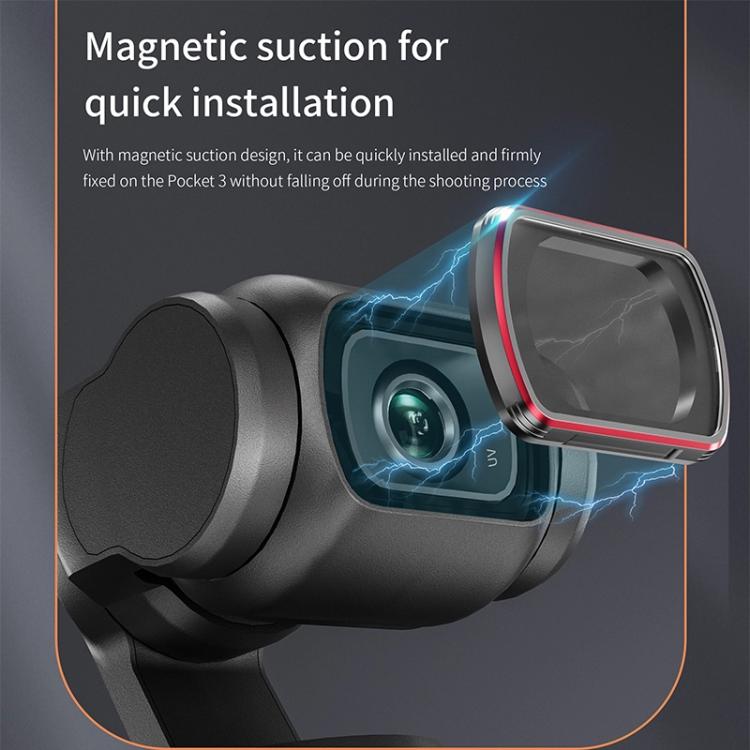 Per filtro obiettivo UV DJI OSMO Pocket 3 STARTRC, UV
