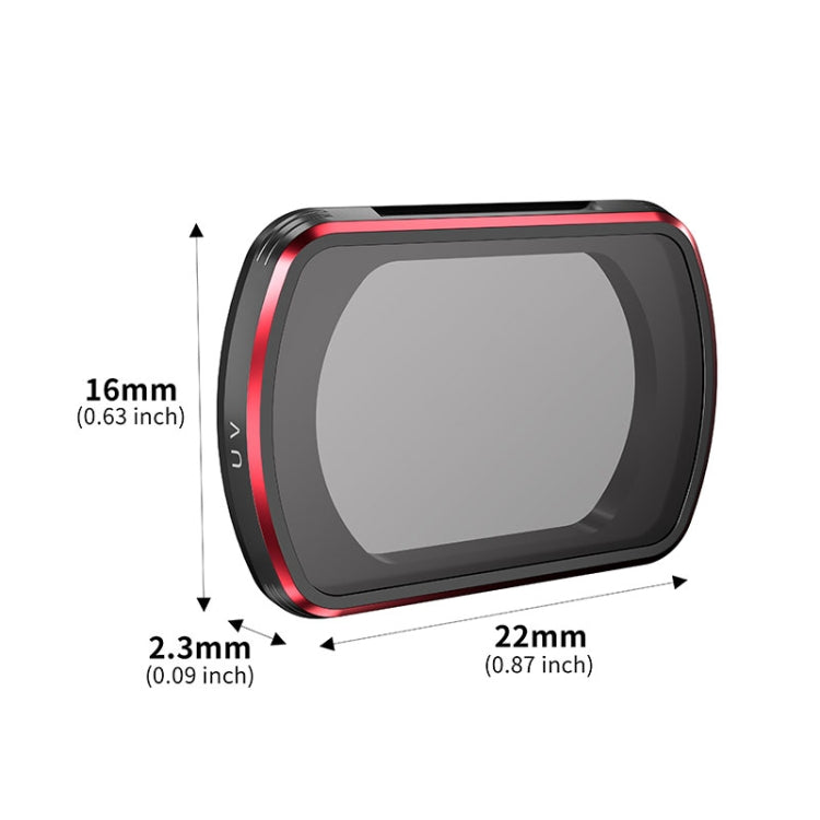 Per filtro obiettivo UV DJI OSMO Pocket 3 STARTRC, UV