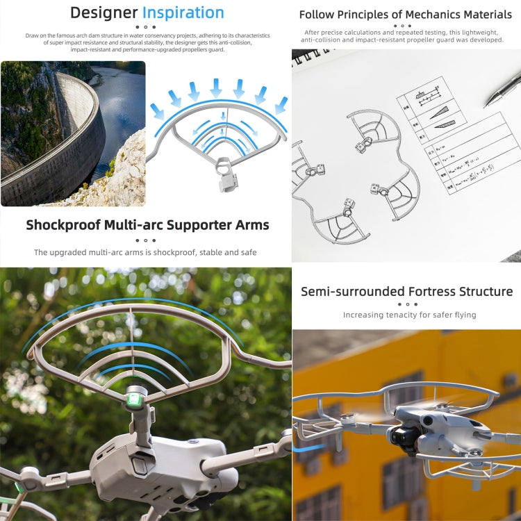 Per DJI Mini 4 Pro Sunnylife N4P-KC712 Drone Elica Protezione Anello anticollisione, For DJI Mini 4 Pro