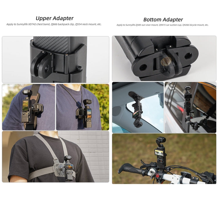 Adattatore espansione pieghevole per DJI Osmo Pocket 3