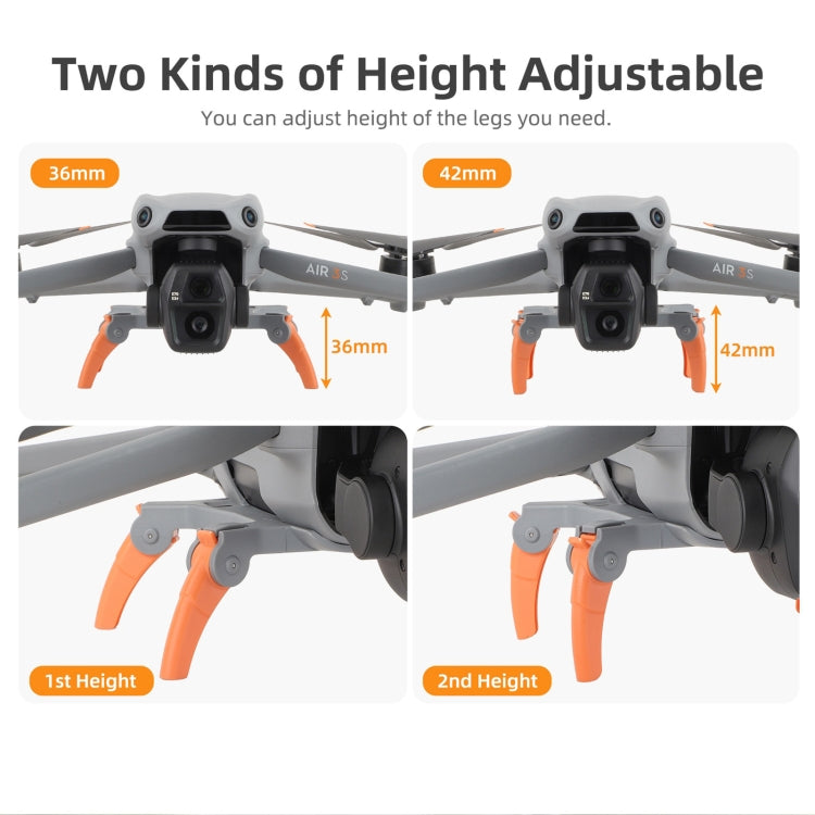 Estensioni carrello atterraggio per DJI Air 3S e Air 3