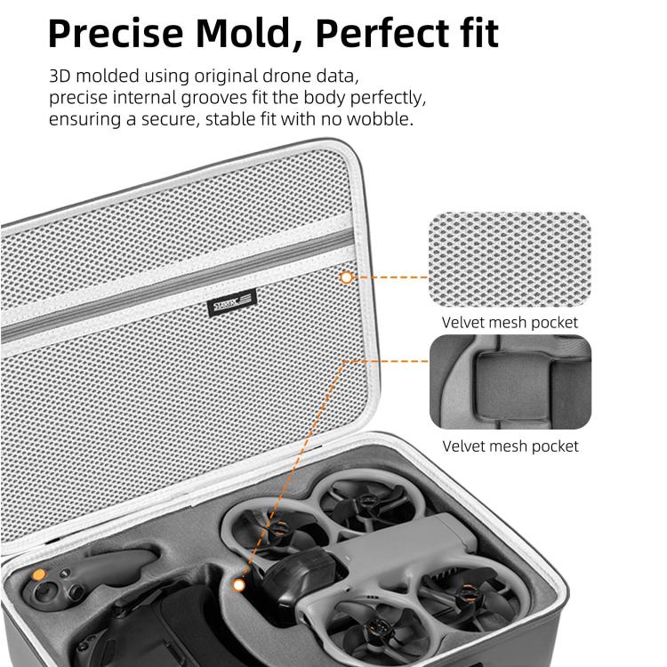 Borsa a tracolla in PU migliorata per DJI Avata 360 STARTRC, borsa per il kit di volo con sensore di movimento., For DJI Avata 360