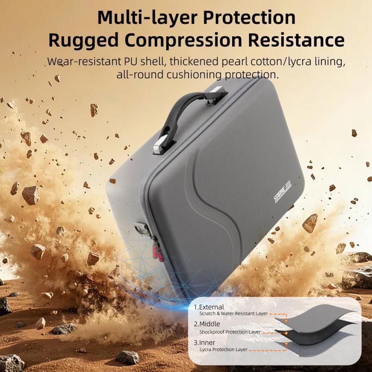 Borsa a tracolla in PU migliorata per DJI Avata 360 STARTRC, borsa per il kit di volo con sensore di movimento., For DJI Avata 360