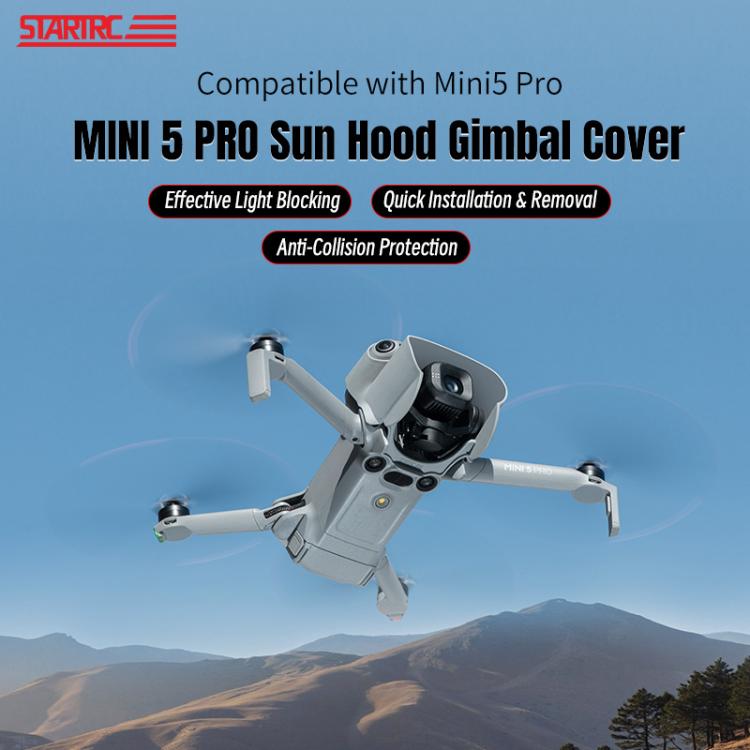 Paraluce antiriflesso per gimbal DJI Mini 4 Pro STARTRC per obiettivo e stabilizzatore., For DJI Mini 5 Pro