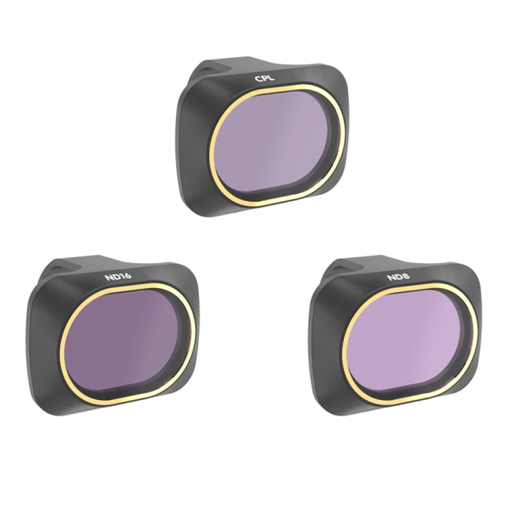JSR Drone 3 in 1 CPL+ND8+ND16 Filtro obiettivo per DJI MAVIC mini, CPL+ND8+ND16