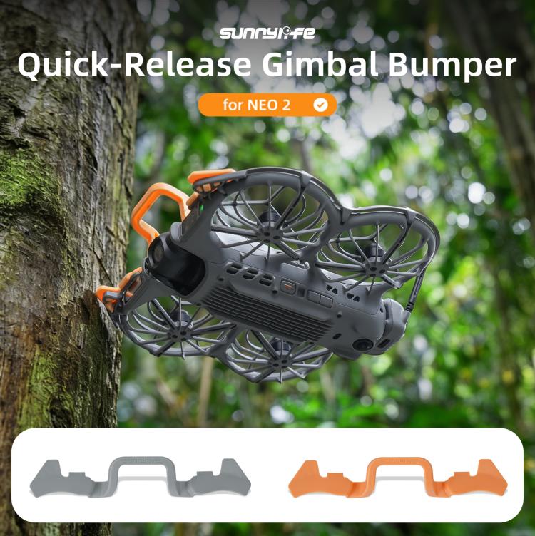 Per DJI Neo 2 Sunnylife Paraurti a sgancio rapido per gimbal, protezione per obiettivo della fotocamera del drone, barra di protezione antiurto, staffa di protezione, For DJI Neo 2