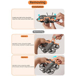 Per DJI Neo 2 Sunnylife Paraurti a sgancio rapido per gimbal, protezione per obiettivo della fotocamera del drone, barra di protezione antiurto, staffa di protezione, For DJI Neo 2