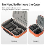 Per DJI Osmo Action 6, custodia protettiva Sunnylife con adattatore per telaio e parasole rimovibile., For DJI Osmo Action 6