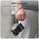 Per DJI Action 6 Sunnylife Telaio protettivo 2 in 1 rimovibile e impugnatura per fotografia di strada Impugnatura ergonomica Maniglia di scatto a sgancio rapido, For DJI Action 6