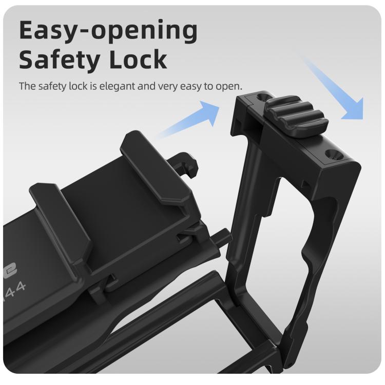 Per DJI Action 6 Sunnylife Telaio protettivo 2 in 1 rimovibile e impugnatura per fotografia di strada Impugnatura ergonomica Maniglia di scatto a sgancio rapido, For DJI Action 6