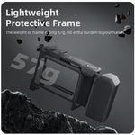 Per DJI Action 6 Sunnylife Telaio protettivo 2 in 1 rimovibile e impugnatura per fotografia di strada Impugnatura ergonomica Maniglia di scatto a sgancio rapido, For DJI Action 6