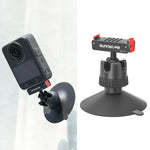 Adattatore magnetico a sgancio rapido con giunto sferico Sunnylife, supporto con ventosa girevole a 360° per DJI Osmo 360 / Action 5 Pro / 4 / 3, For DJI Osmo 360 / Action 5 Pro / 4 / 3