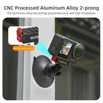 Adattatore magnetico a sgancio rapido con giunto sferico Sunnylife, supporto con ventosa girevole a 360° per DJI Osmo 360 / Action 5 Pro / 4 / 3, For DJI Osmo 360 / Action 5 Pro / 4 / 3