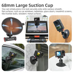 Adattatore magnetico a sgancio rapido con giunto sferico Sunnylife, supporto con ventosa girevole a 360° per DJI Osmo 360 / Action 5 Pro / 4 / 3, For DJI Osmo 360 / Action 5 Pro / 4 / 3